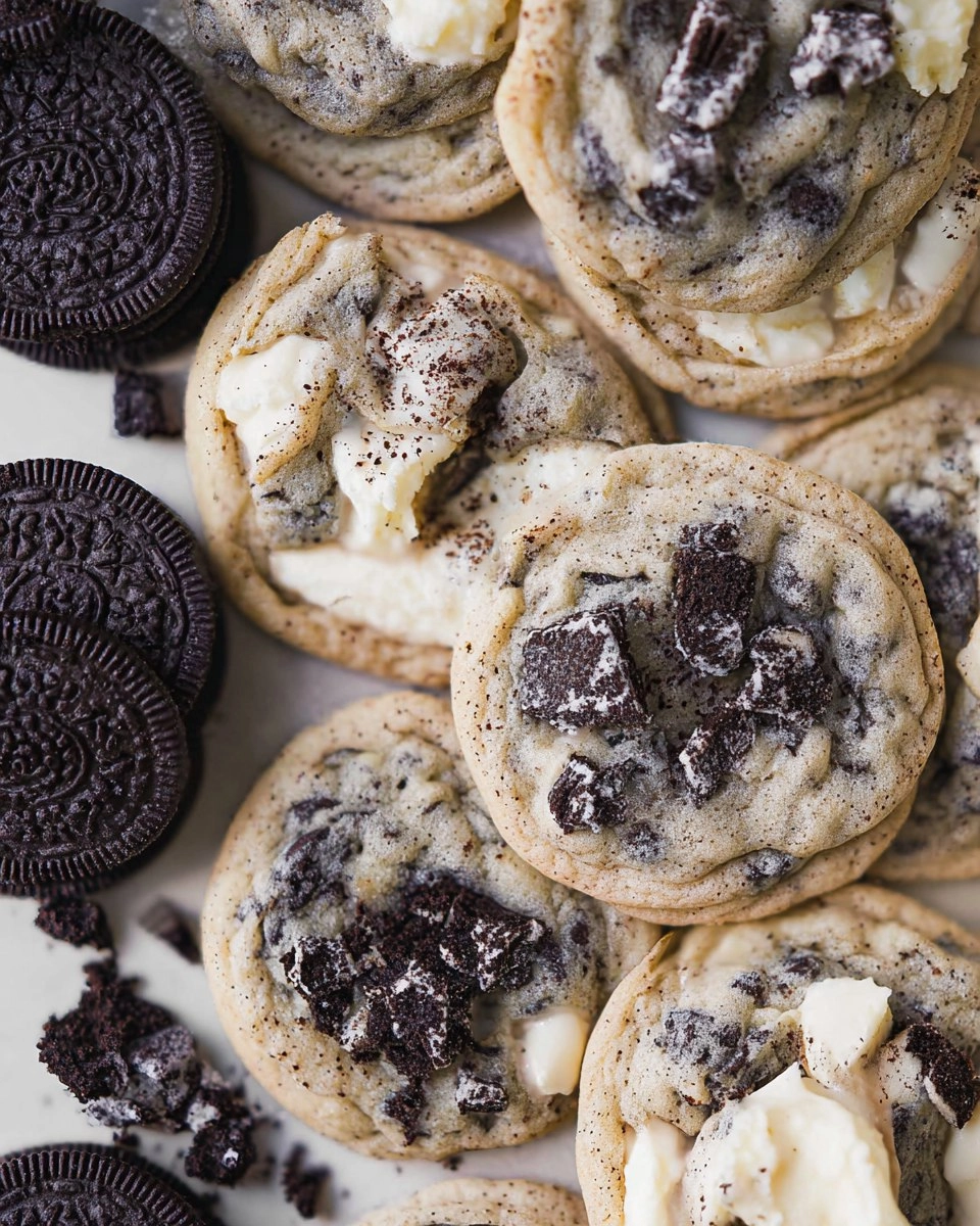 Christmas Cookies and Cream Cookies