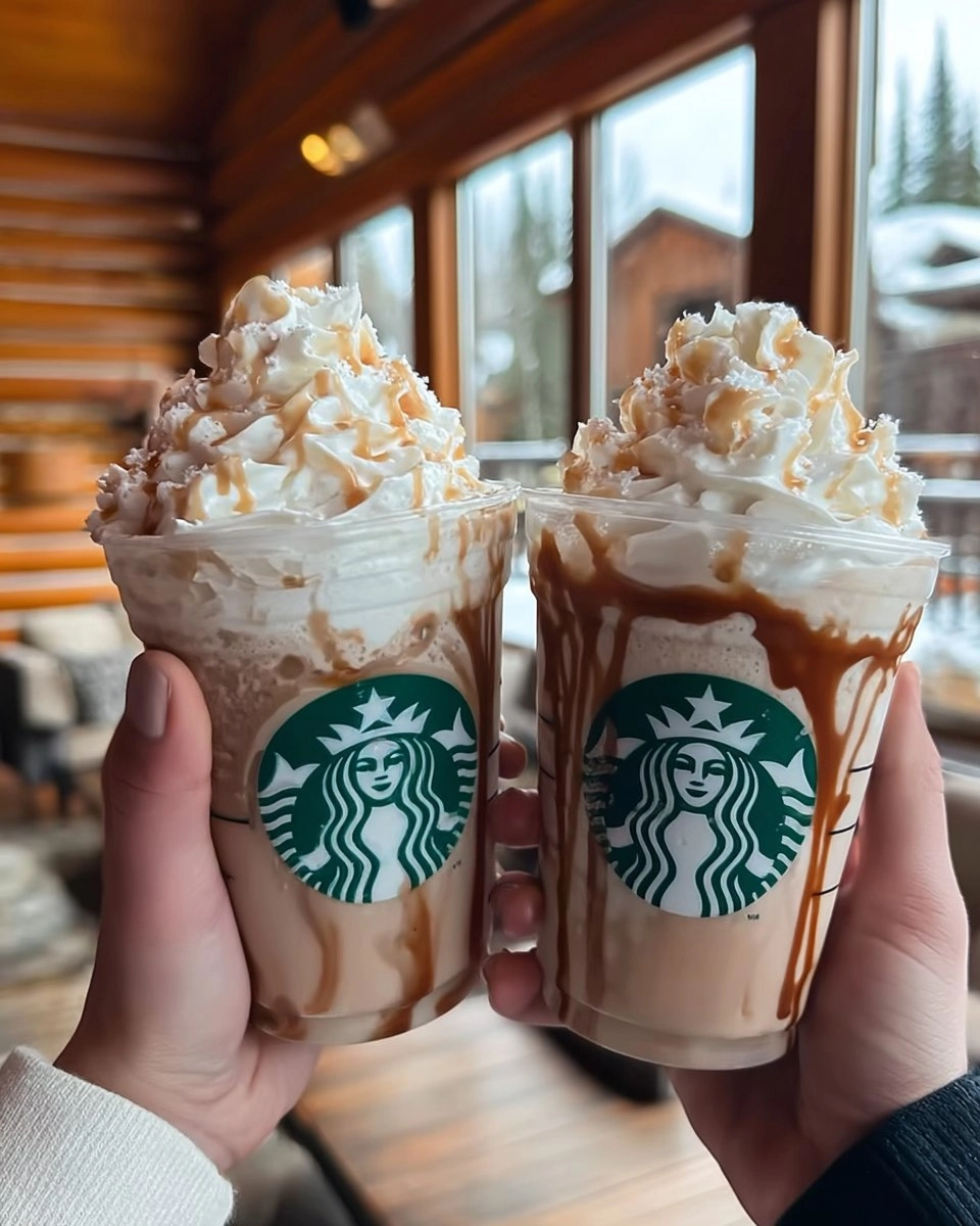 Christmas Starbucks White Coffee Mocha Frappuccino