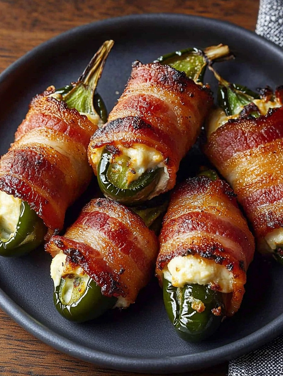 Bacon-Wrapped Jalapeño Poppers