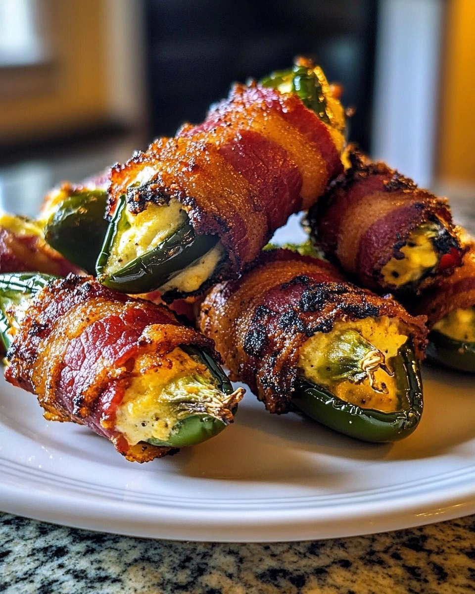 Bacon-Wrapped Jalapeño Poppers