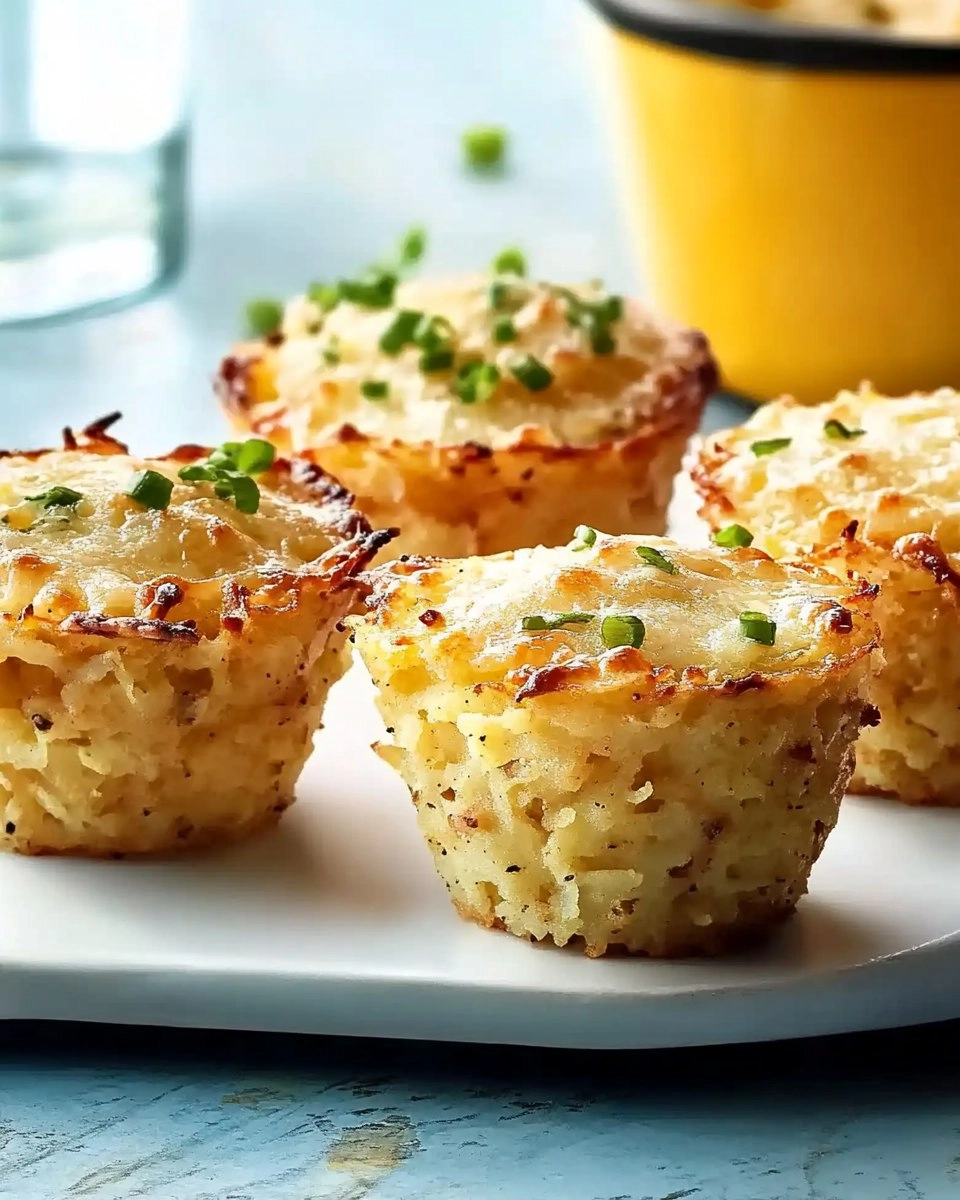 Baked Parmesan Hash Brown Cups