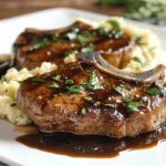 Balsamic-Pork-Chops-with-Cauli-Mash-Recipe