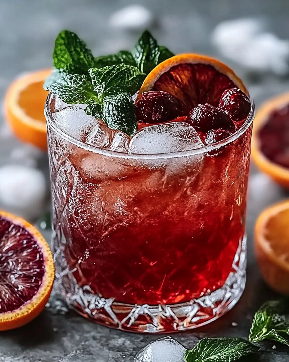 Blood Orange Bourbon Smash 77 Blood Orange Bourbon Smash