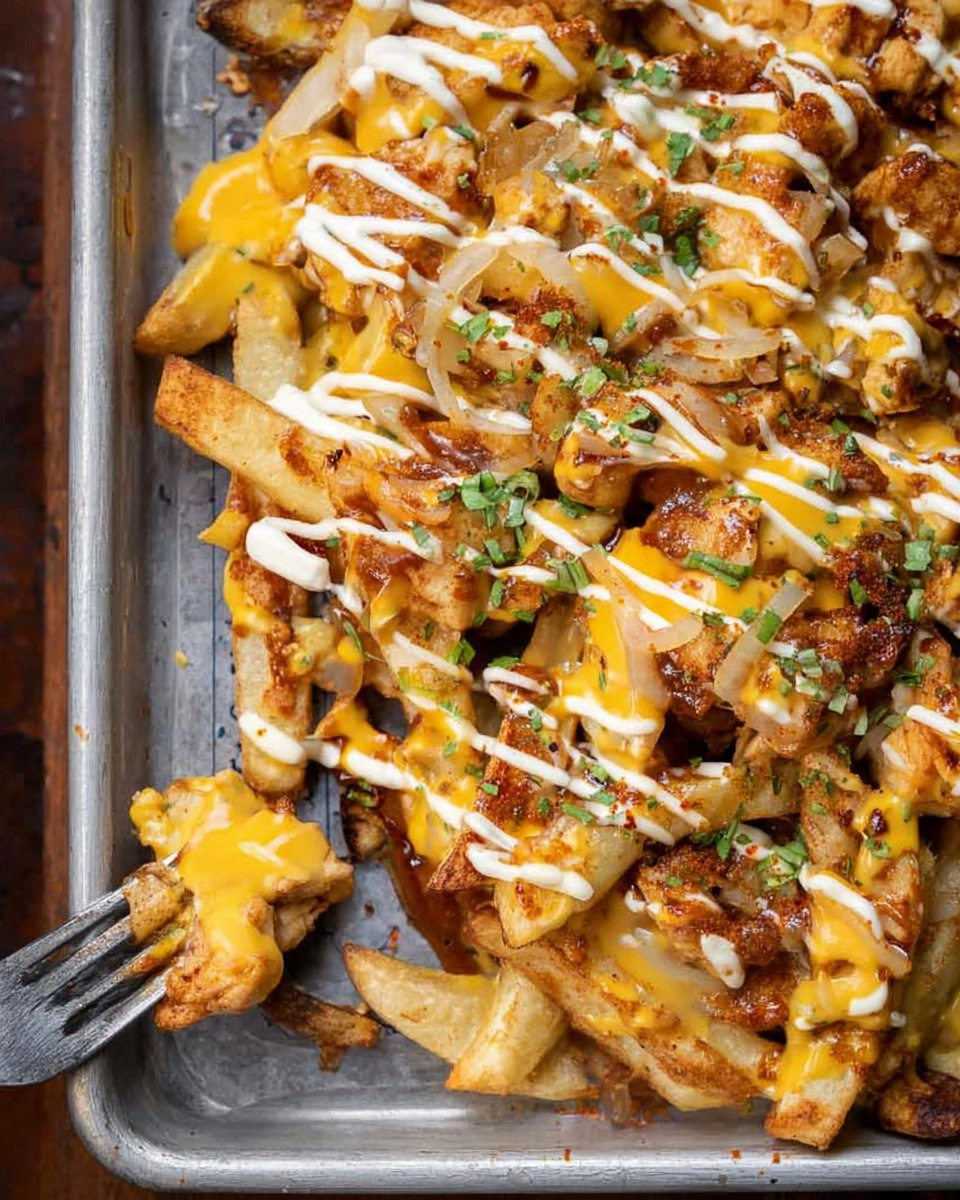 Cajun Chicken Loaded Fries