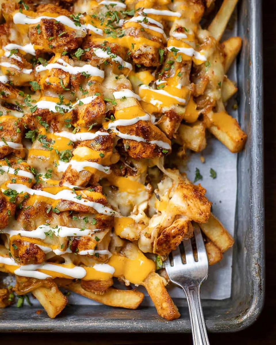 Cajun Chicken Loaded Fries