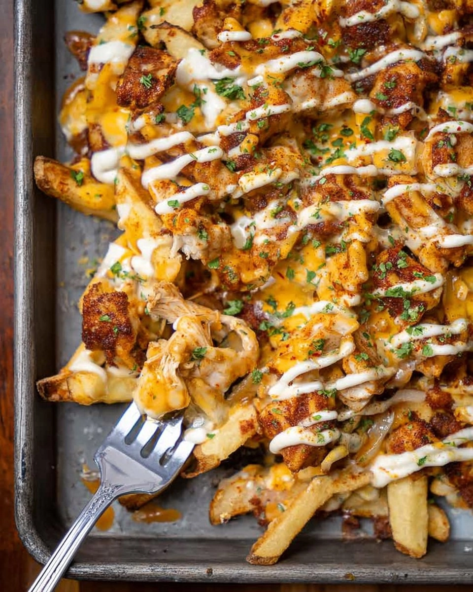 Cajun Chicken Loaded Fries