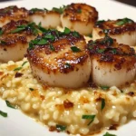Champagne Risotto with Brown Butter Scallops 133 Champagne-Risotto-with-Brown-Butter-Scallops-Recipe