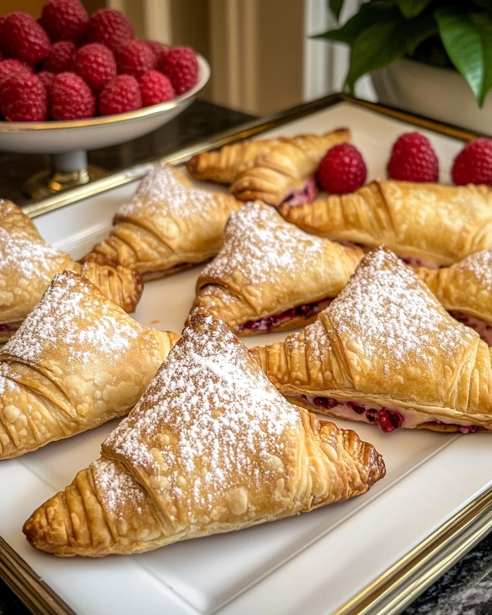Chocolate Raspberry Cheesecake Turnovers 65 Chocolate Raspberry Cheesecake Turnovers