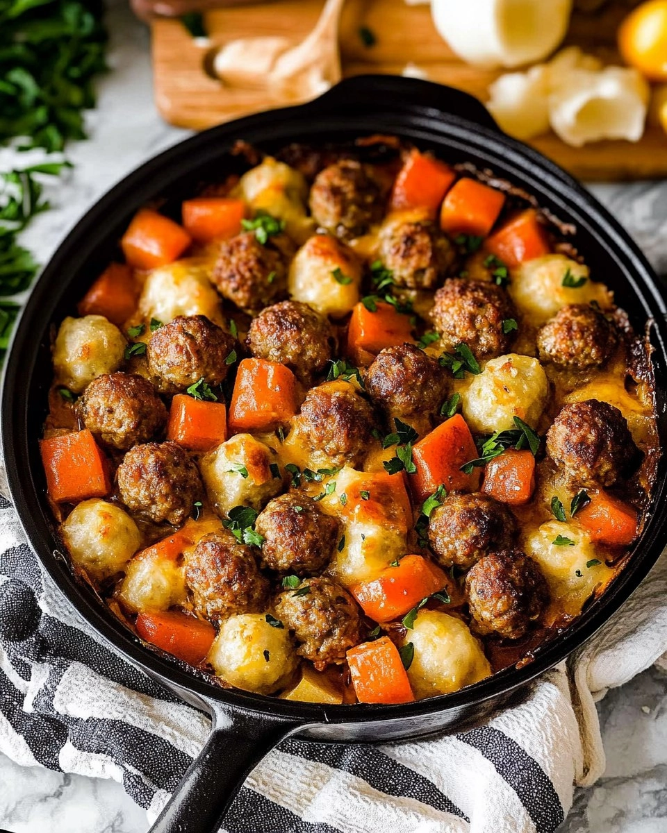 Classic Meatball Casserole 132 Classic Meatball Casserole