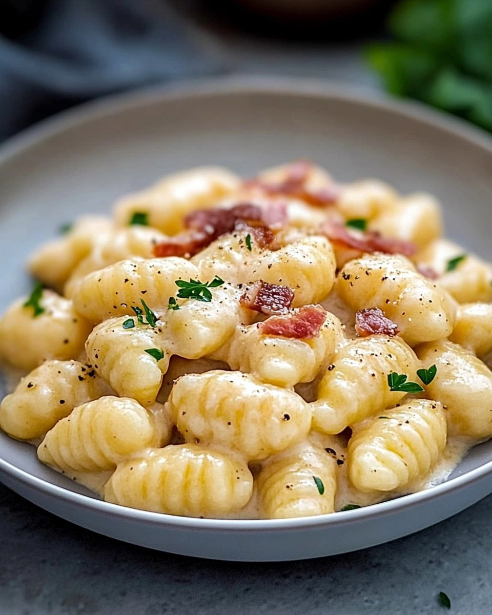 Creamy Pancetta Gnocchi 