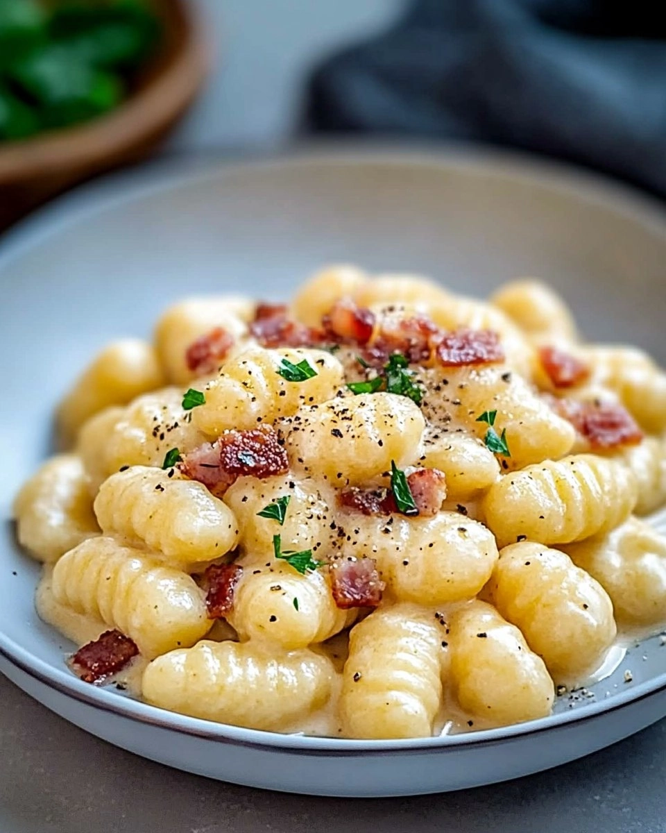 Creamy Pancetta Gnocchi 
