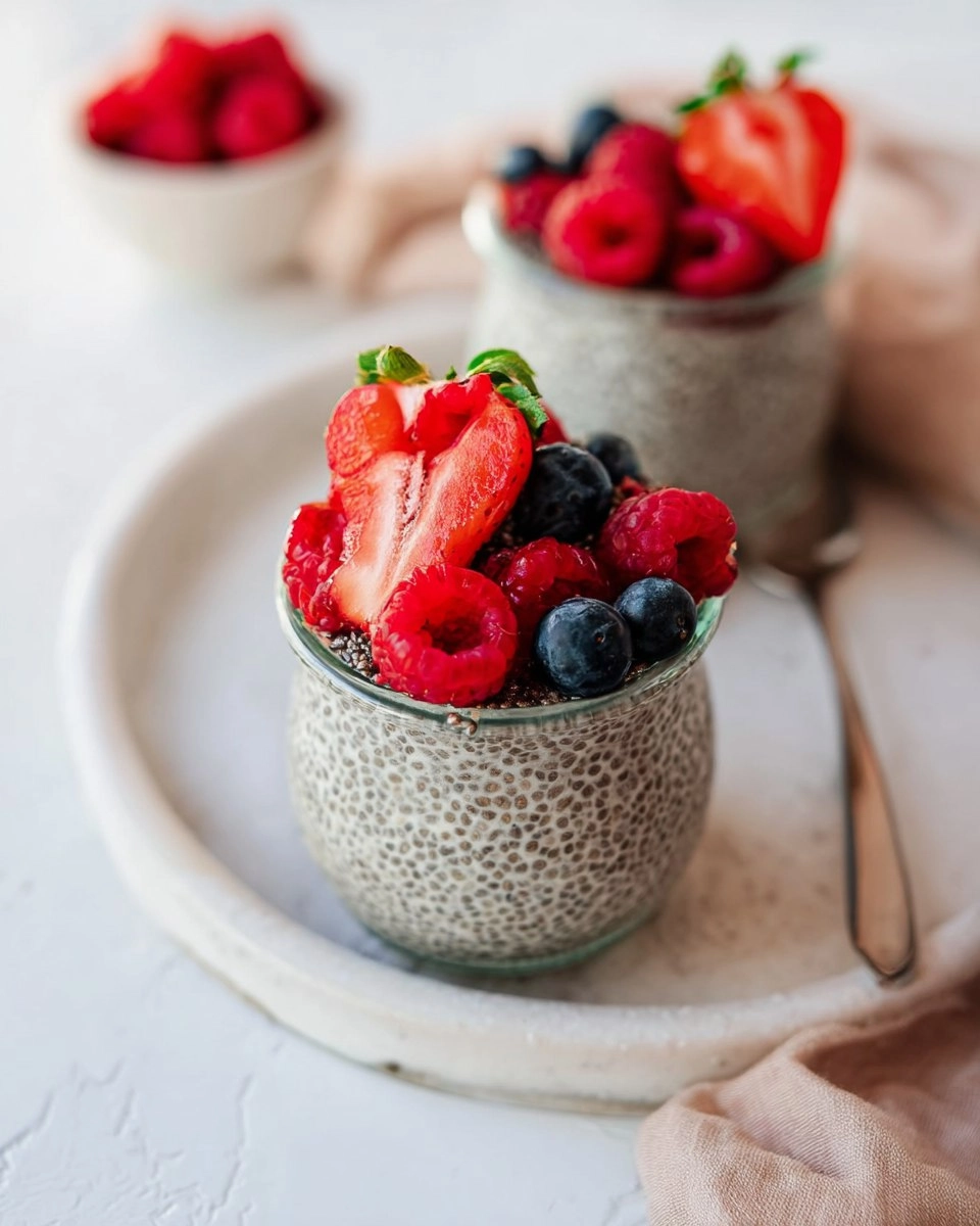 Easy Chia Pudding Valentine