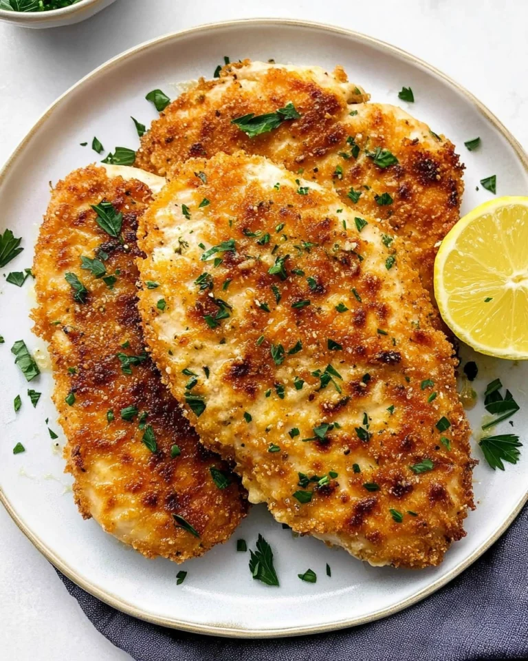 Easy-Chicken-Parmesan-Crispy-Pan-Fried-Chicken-Breast-Recipe