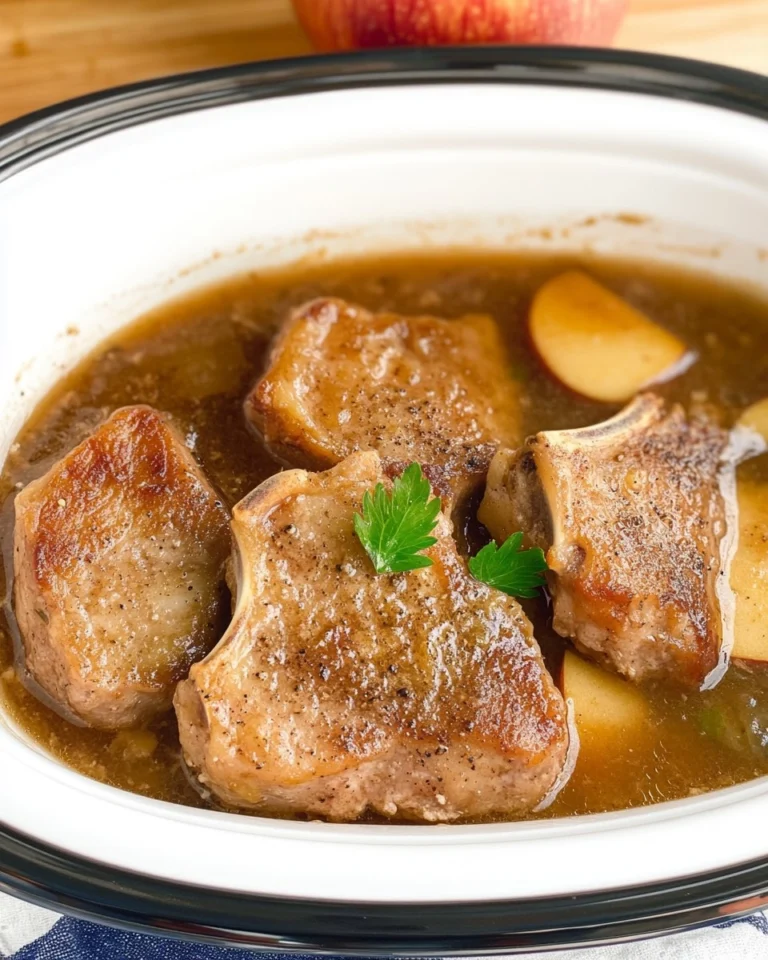 Fall-Apart-Tender-Crockpot-Apple-Pork-Chops-Recipe