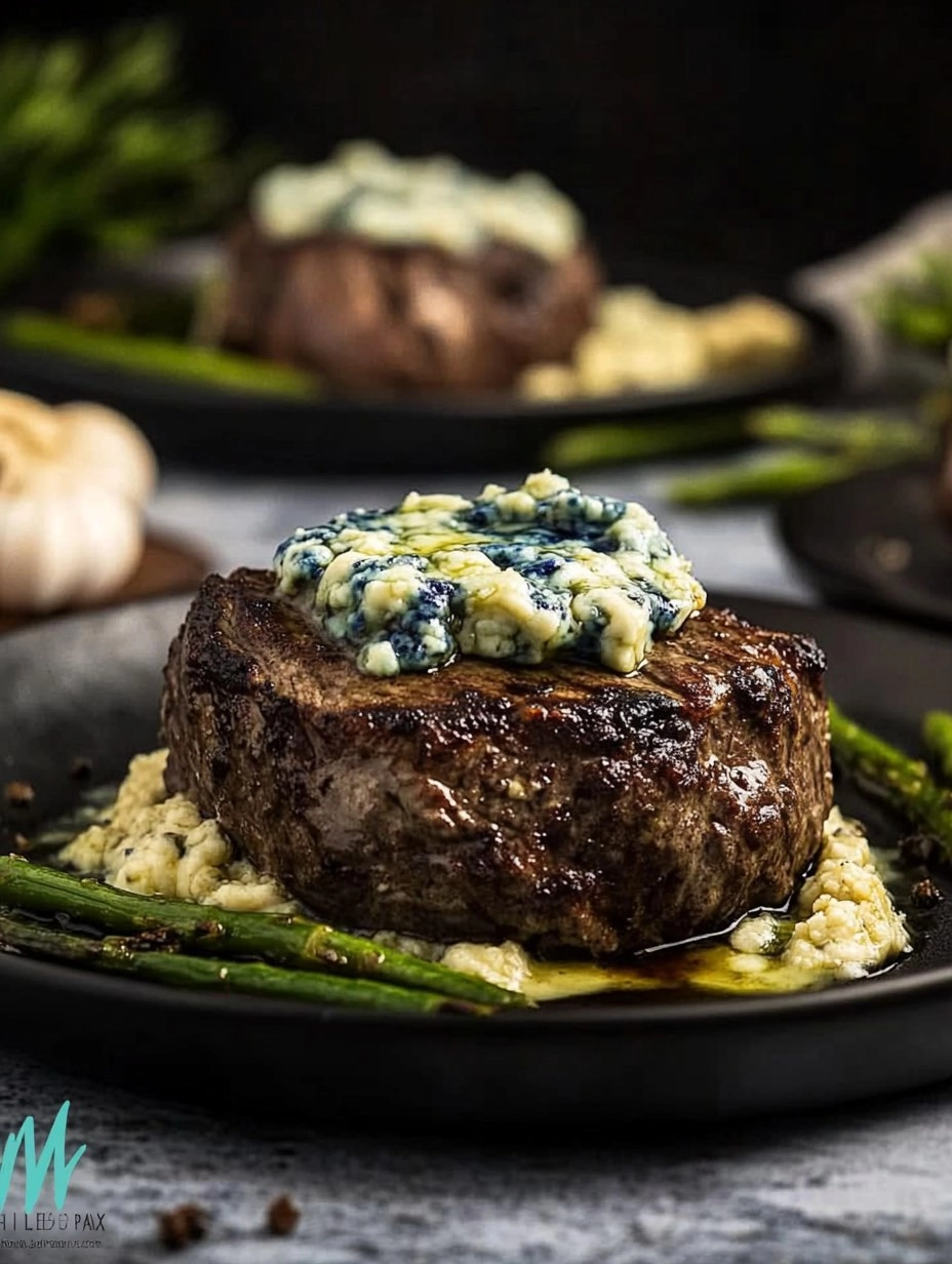 Filet Mignon with Blue Cheese Butter 116 Filet Mignon with Blue Cheese Butter