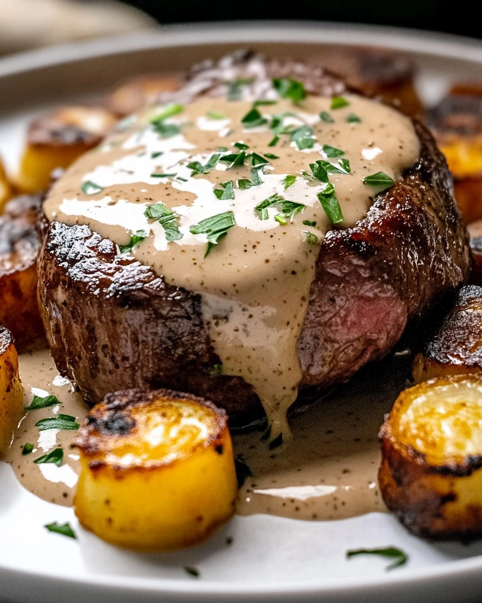 Filet Mignon with Dijon Sauce