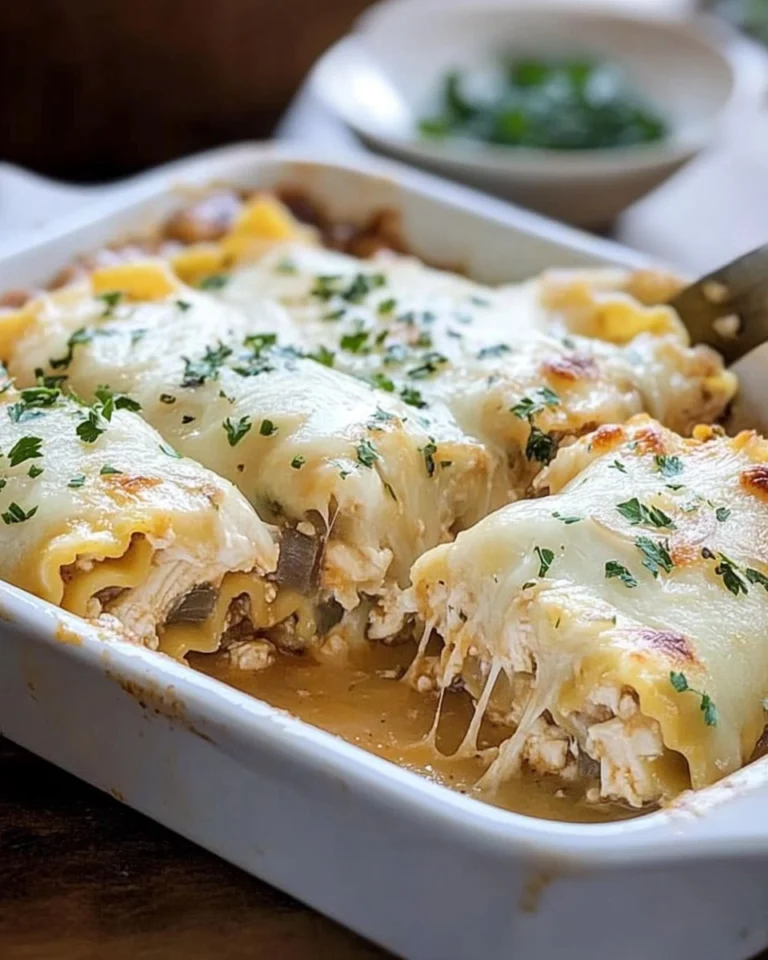 French-Onion-Chicken-Lasagna-Rollups-Recipe