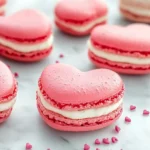 Galentines-Brunch-Foods-Heart-Shaped-Macarons-Recipe