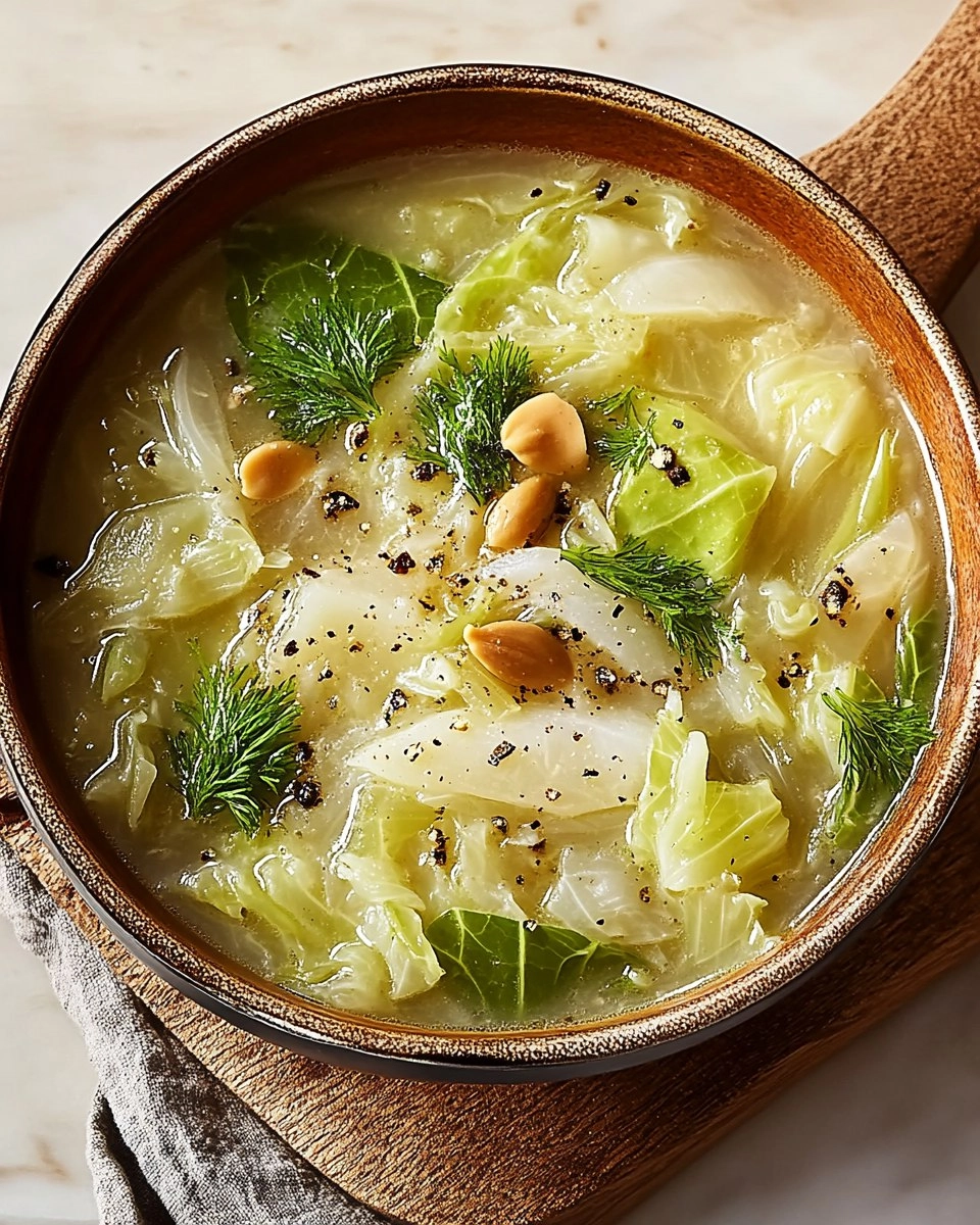 Garlicky Cabbage Soup