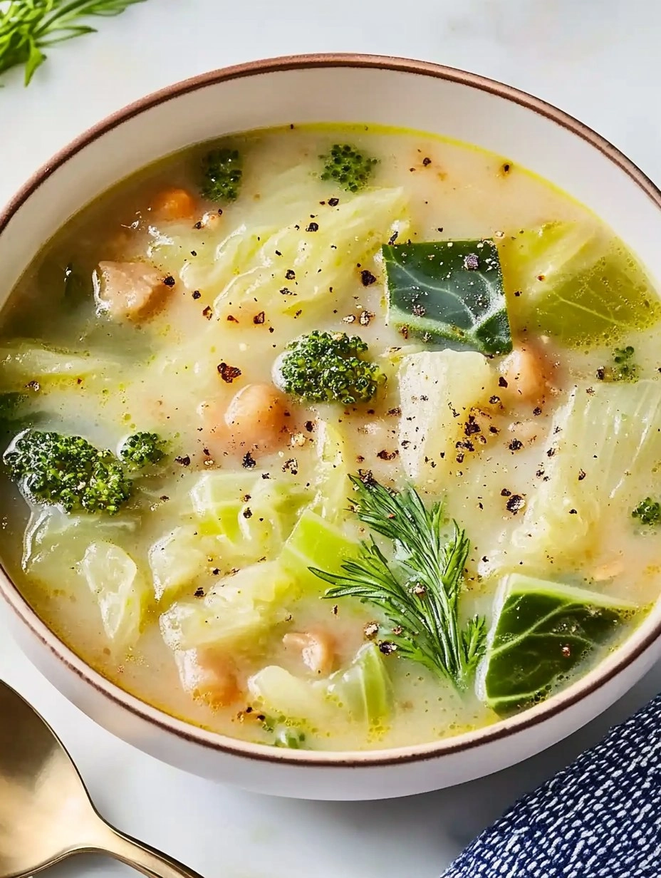 Garlicky Cabbage Soup