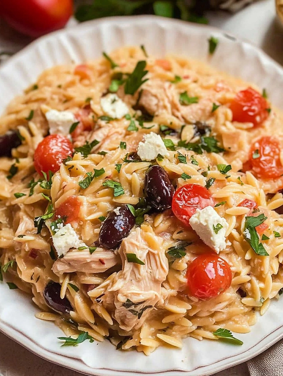Greek Chicken and Orzo