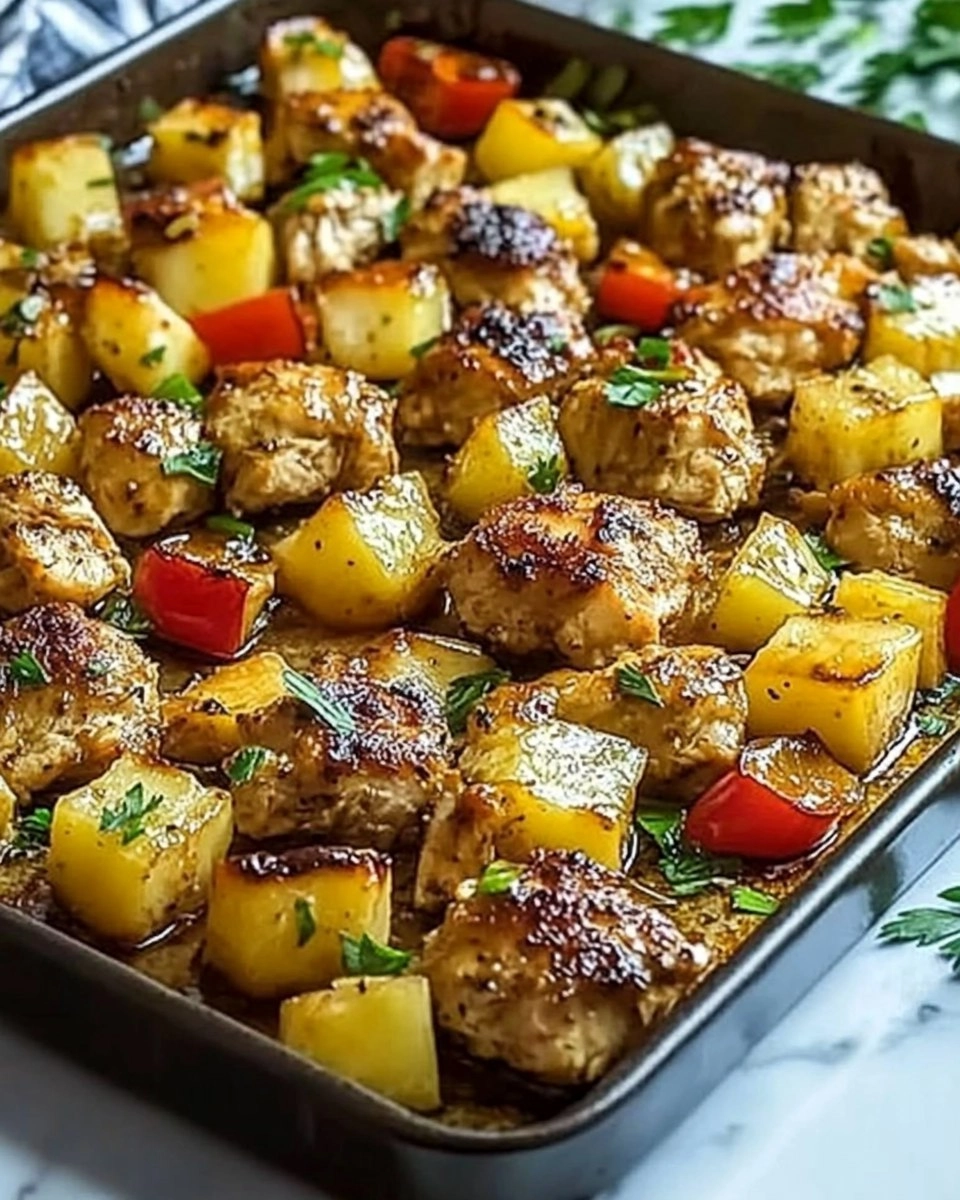 Hawaiian Chicken Sheet Pan