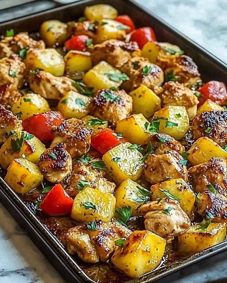 Hawaiian Chicken Sheet Pan