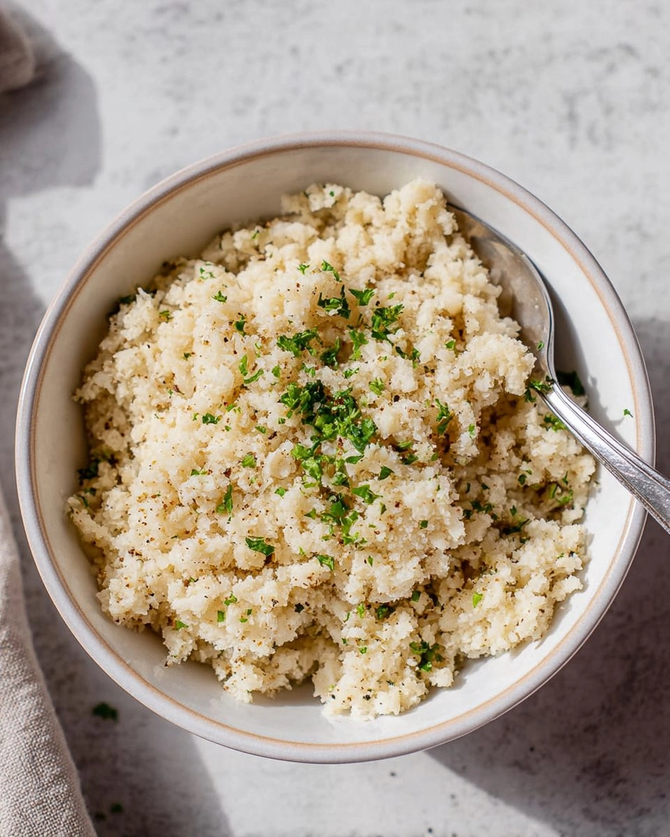 Healthy Creamy Coconut Cauliflower Rice