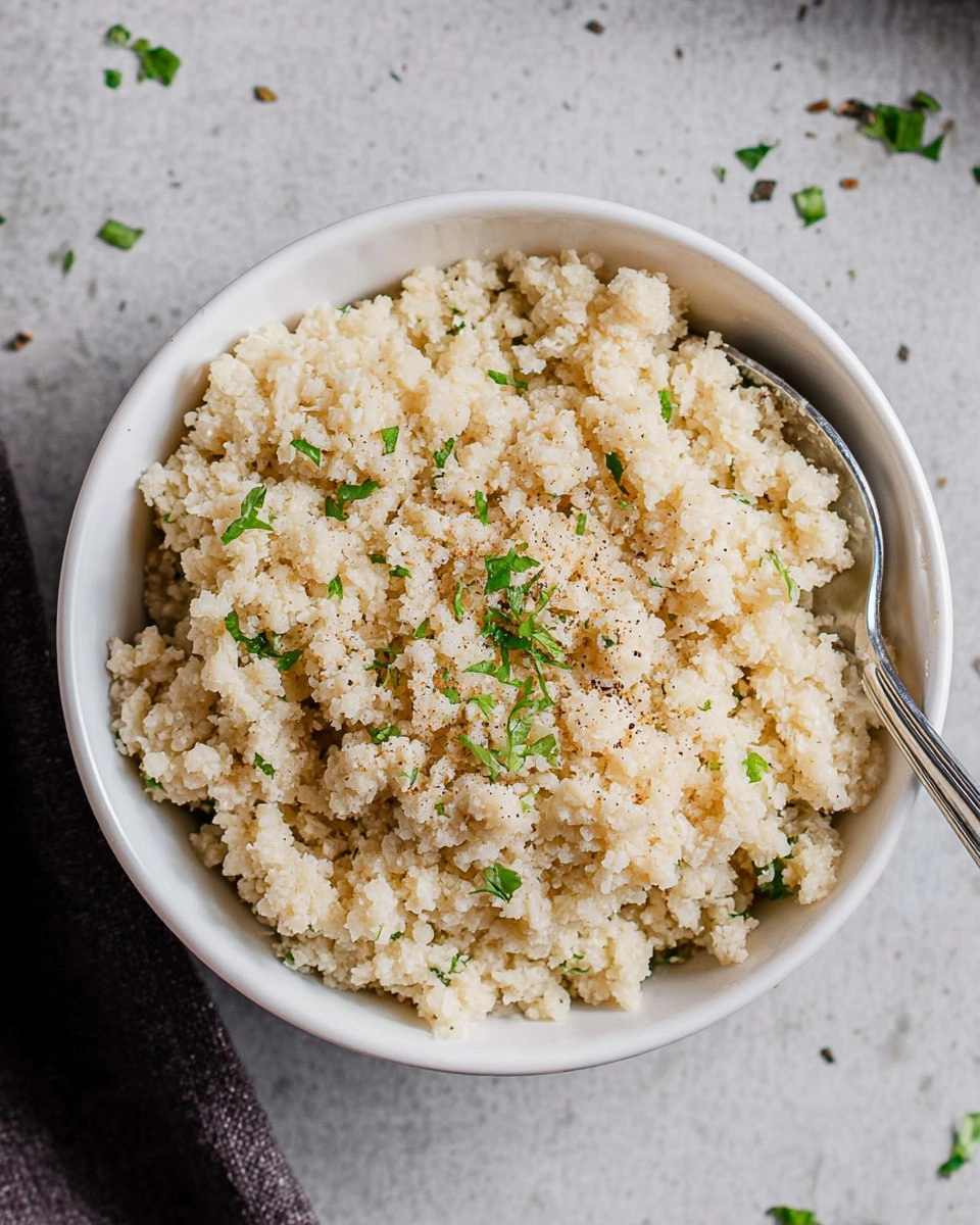 Healthy Creamy Coconut Cauliflower Rice