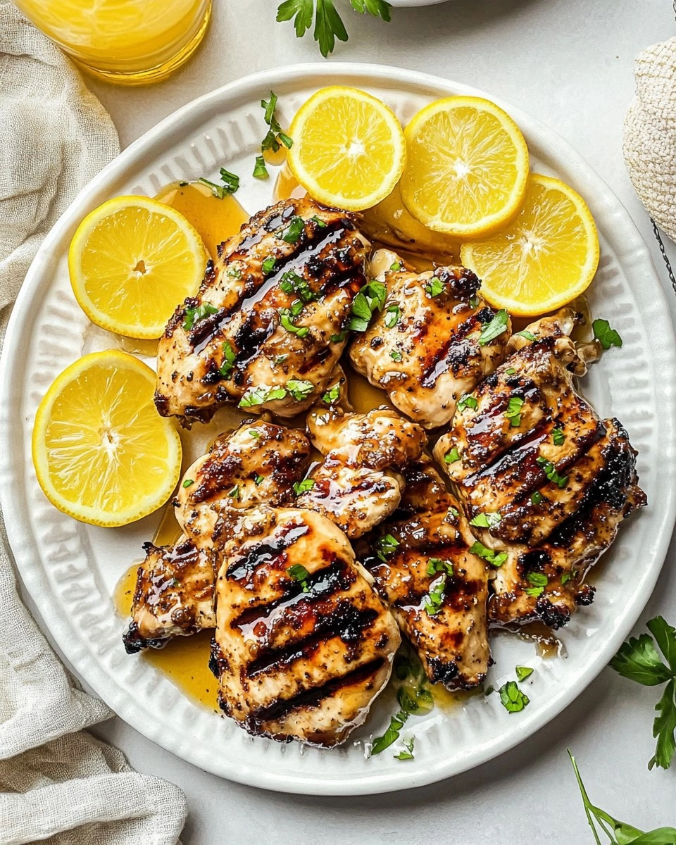 Healthy Grilled Citrus Chicken with Glaze