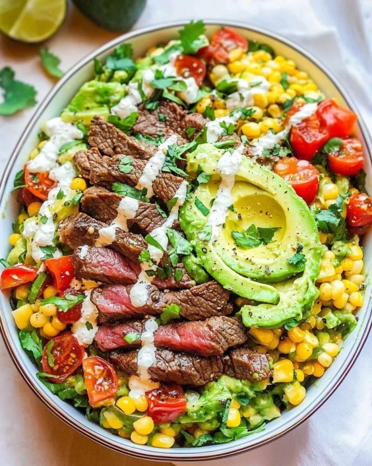 Healthy-Steak-Avocado-Corn-Bowl