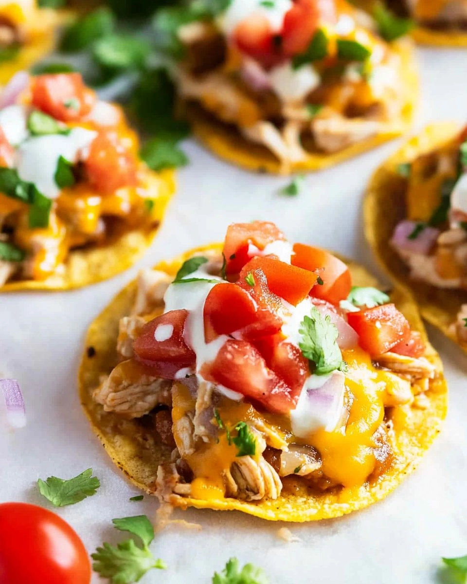 Mini Chicken Tostadas