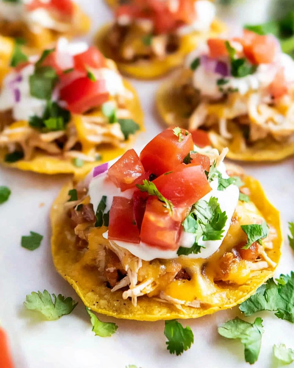 Mini Chicken Tostadas