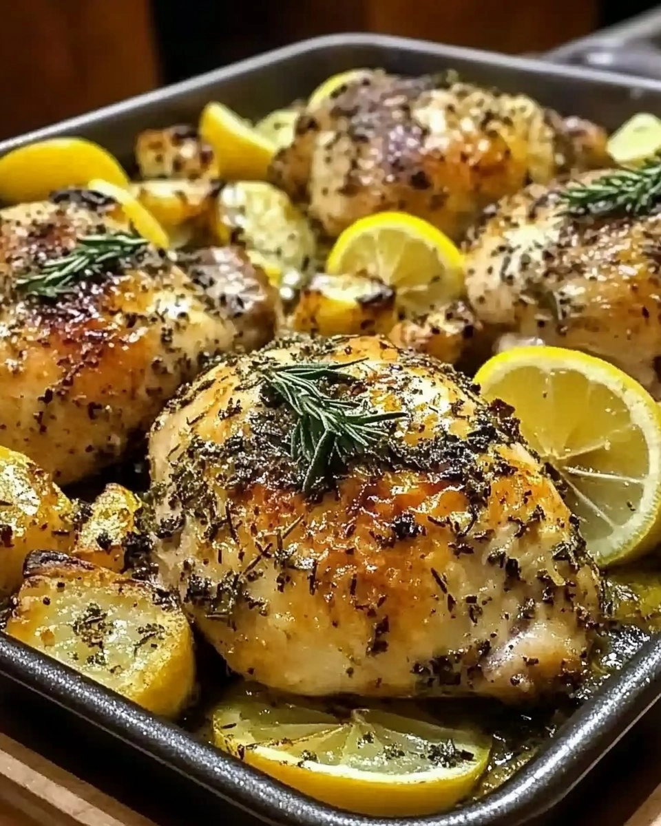 One-Pan Lemon Herb Roasted Chicken