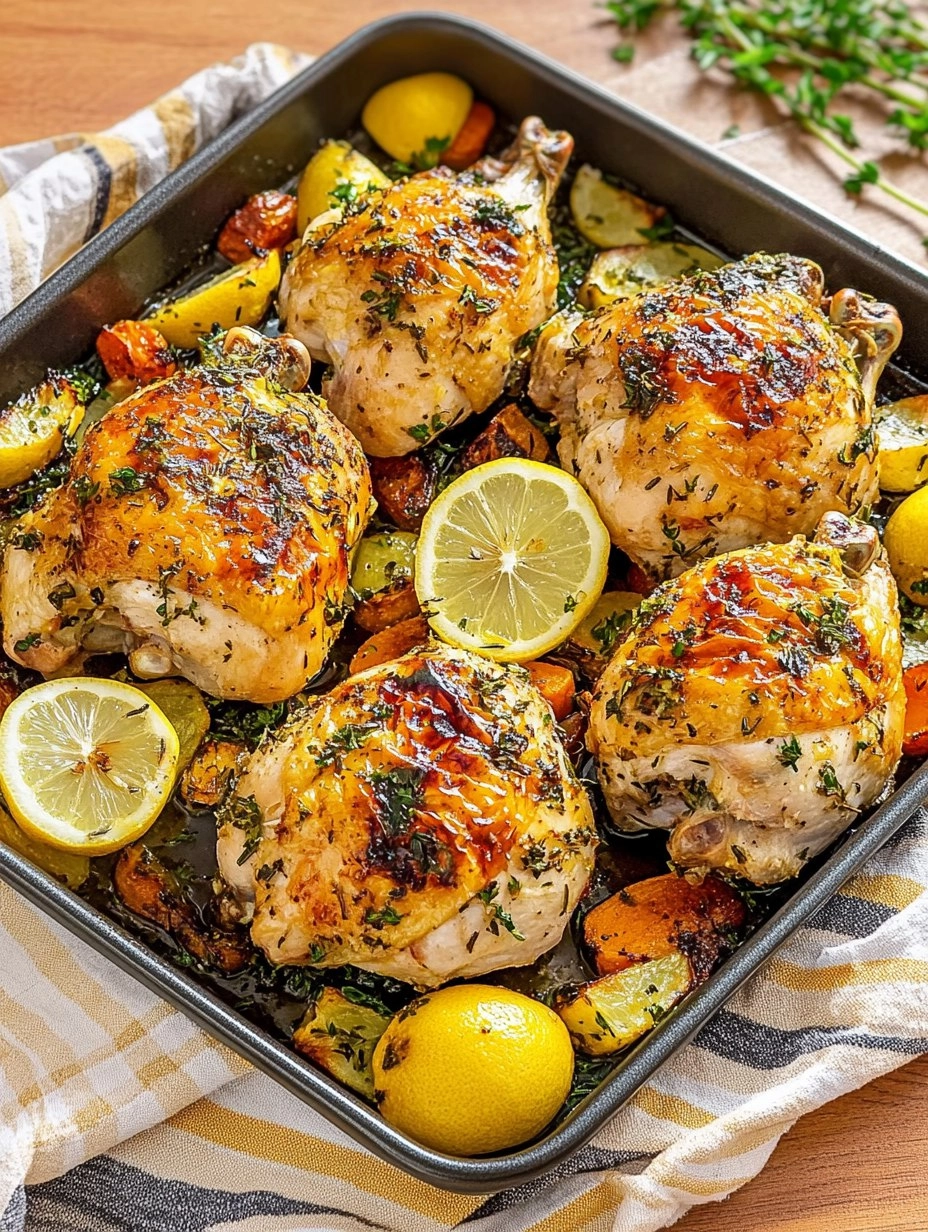 One-Pan Lemon Herb Roasted Chicken