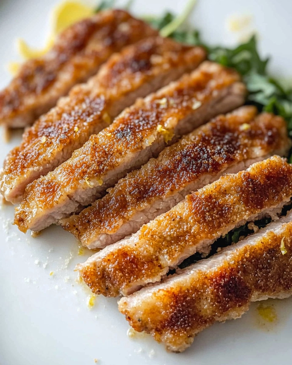 Pork Milanese with Lemon Parmesan Arugula