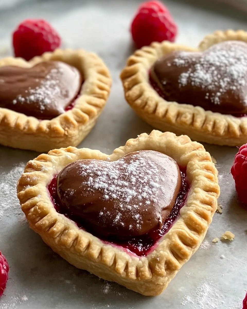 Raspberry Nutella Heart Pies 95 Raspberry Nutella Heart Pies