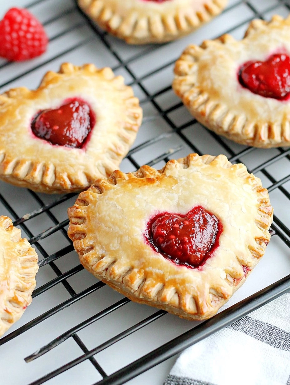 Raspberry Nutella Heart Pies 96 Raspberry Nutella Heart Pies
