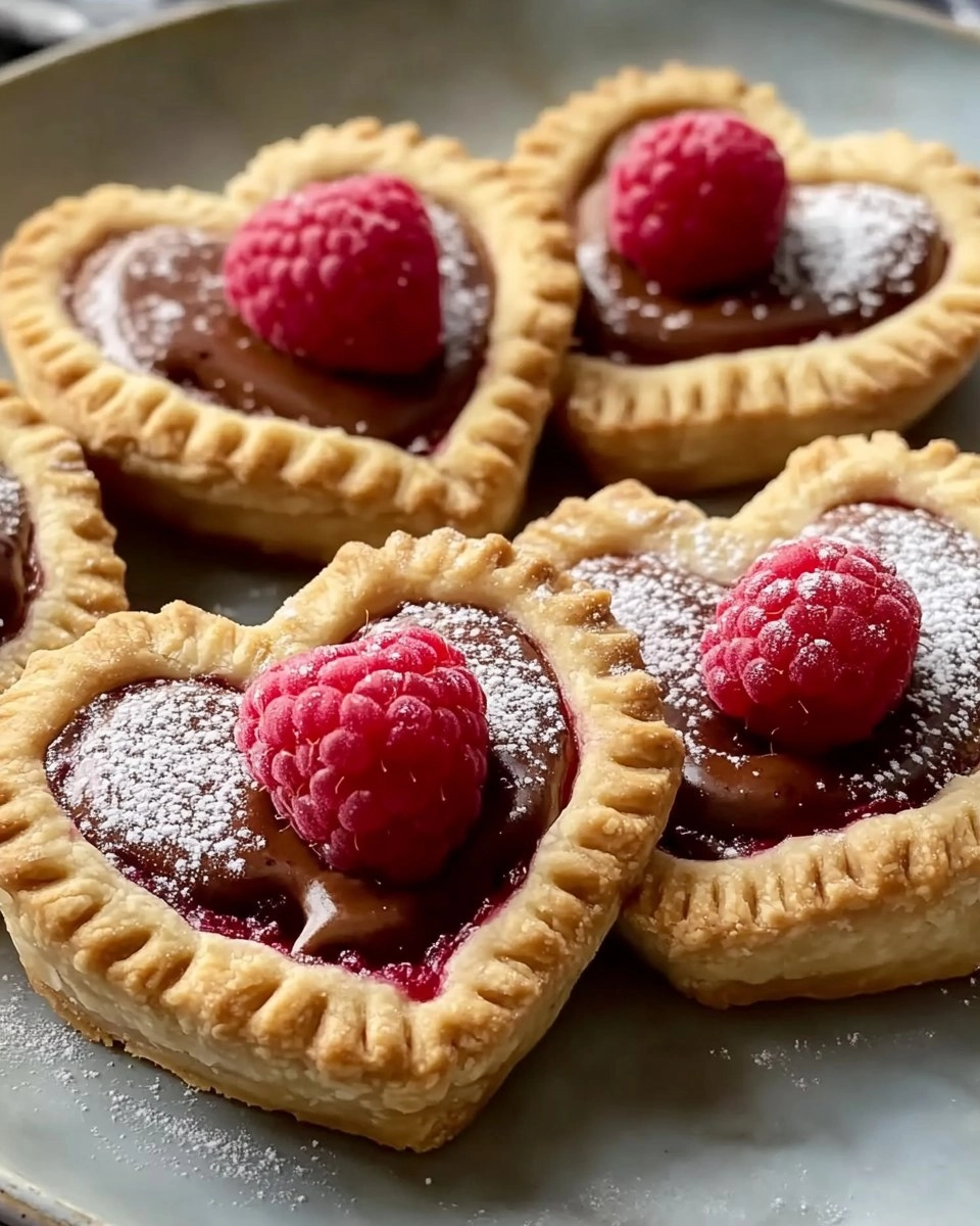 Raspberry Nutella Heart Pies 97 Raspberry Nutella Heart Pies