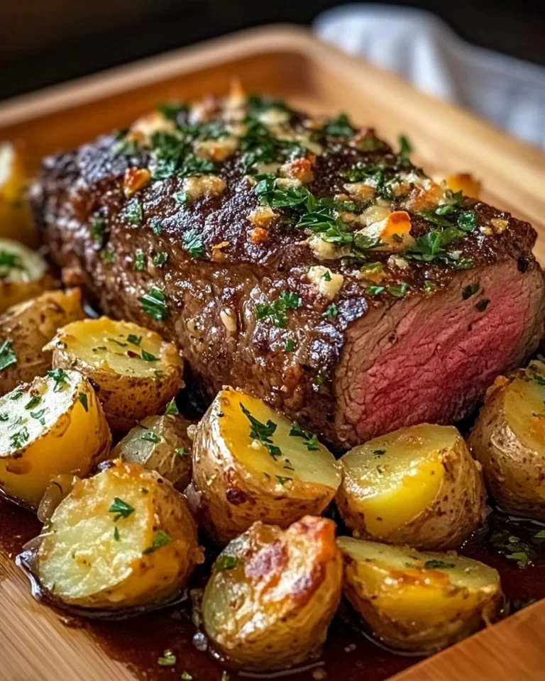 Roast-Sirloin-with-Potato-Bake-Recipe