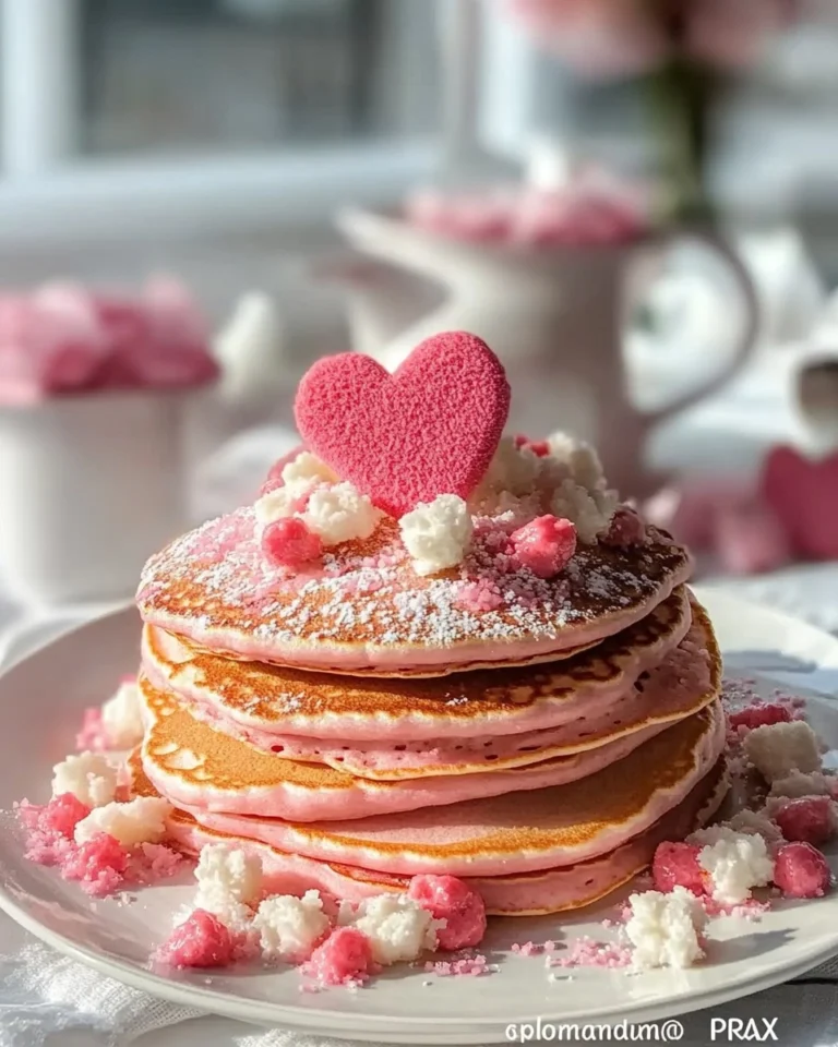 Romantic-Brunch-Ideas-Pink-Pancakes-Recipe