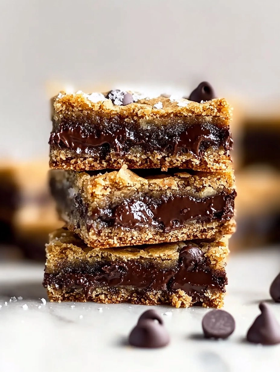 Salted Brown Butter Chocolate Chip Cookie Bars