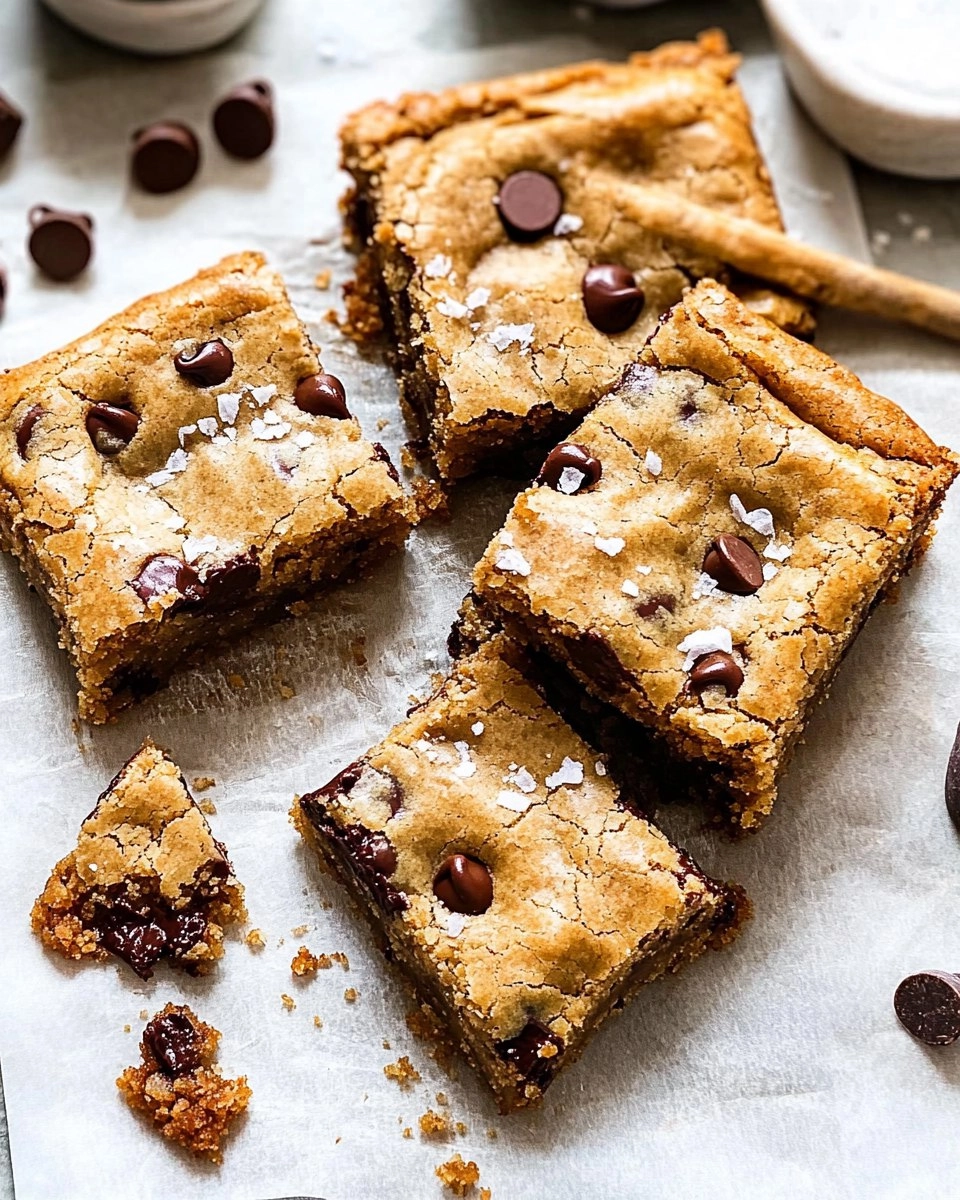 Salted Brown Butter Chocolate Chip Cookie Bars