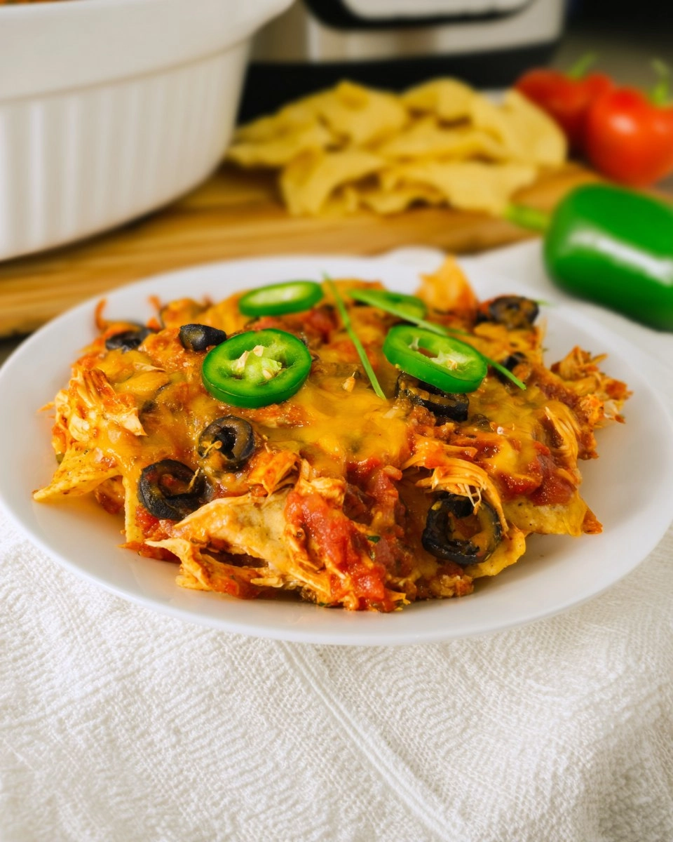 Set-It-and-Forget-It Crockpot Chicken Nachos