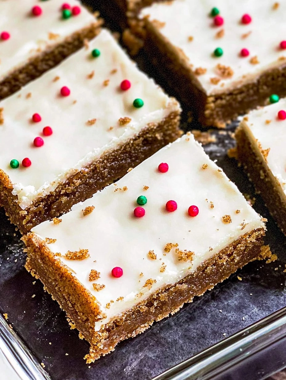 Spiced Gingerbread Bars