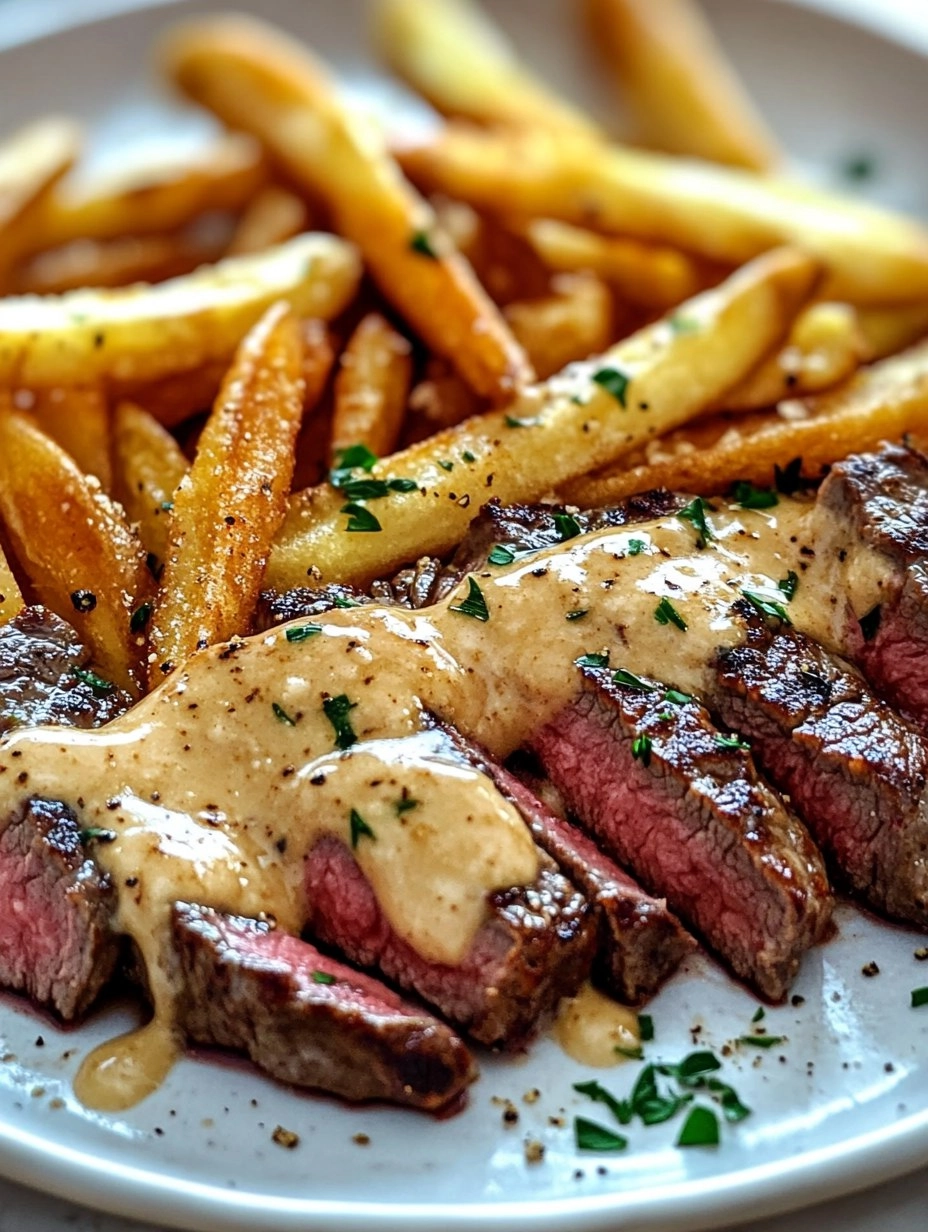 Steak Frites with Honey Dijon Aioli 
