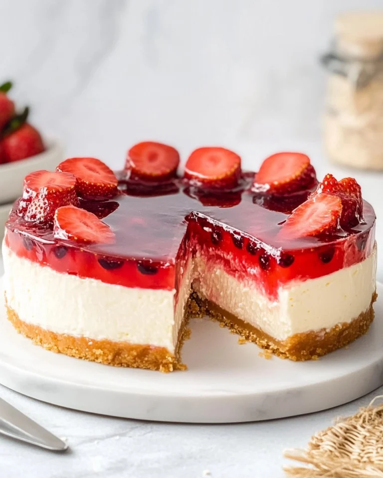 Strawberry-Jelly-Cheesecake-Recipe