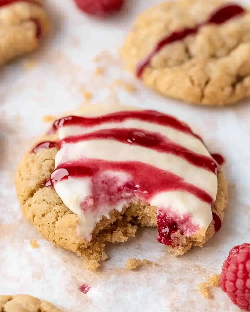 The best Crumbl Raspberry Cheesecake Cookies EVER!