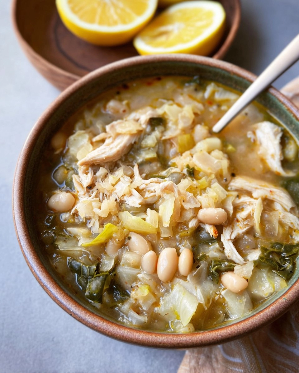 Top Chicken Cabbage and White Bean Soup