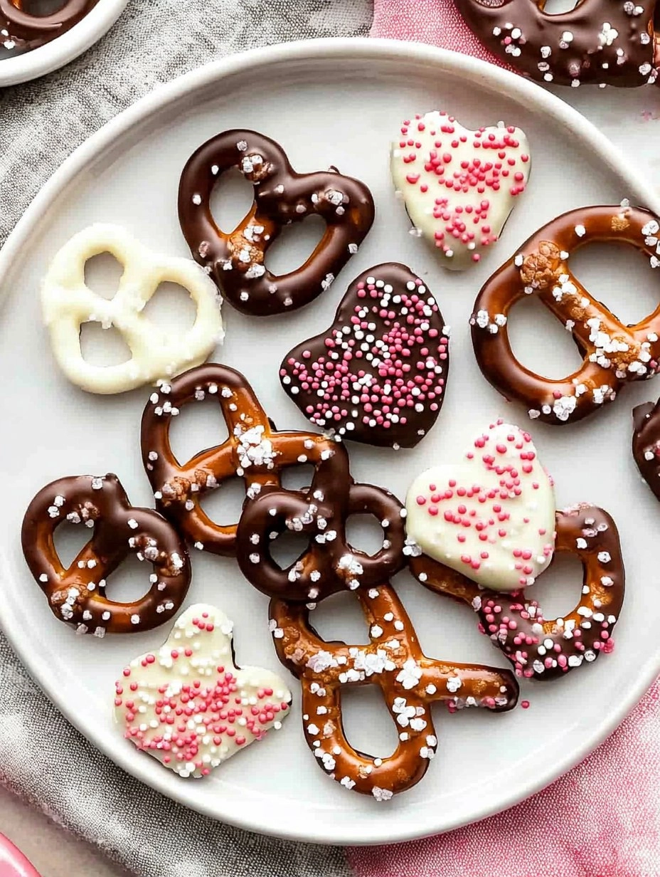 Valentine Chocolate Covered Pretzels for kids 51 Valentine Chocolate Covered Pretzels for kids